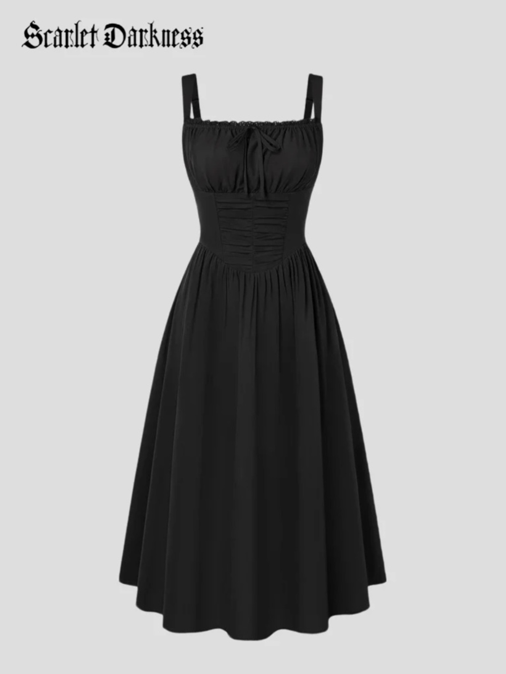 Black Corset Dress (Size L)